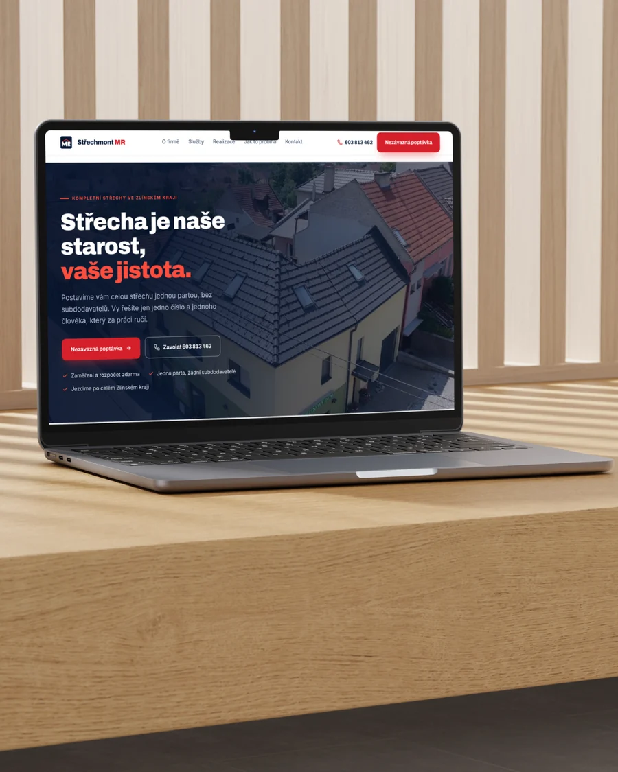 Web Střechmont-MR